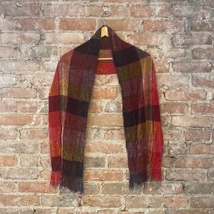 Cashmere Croft & Barrow warm plaid scarf